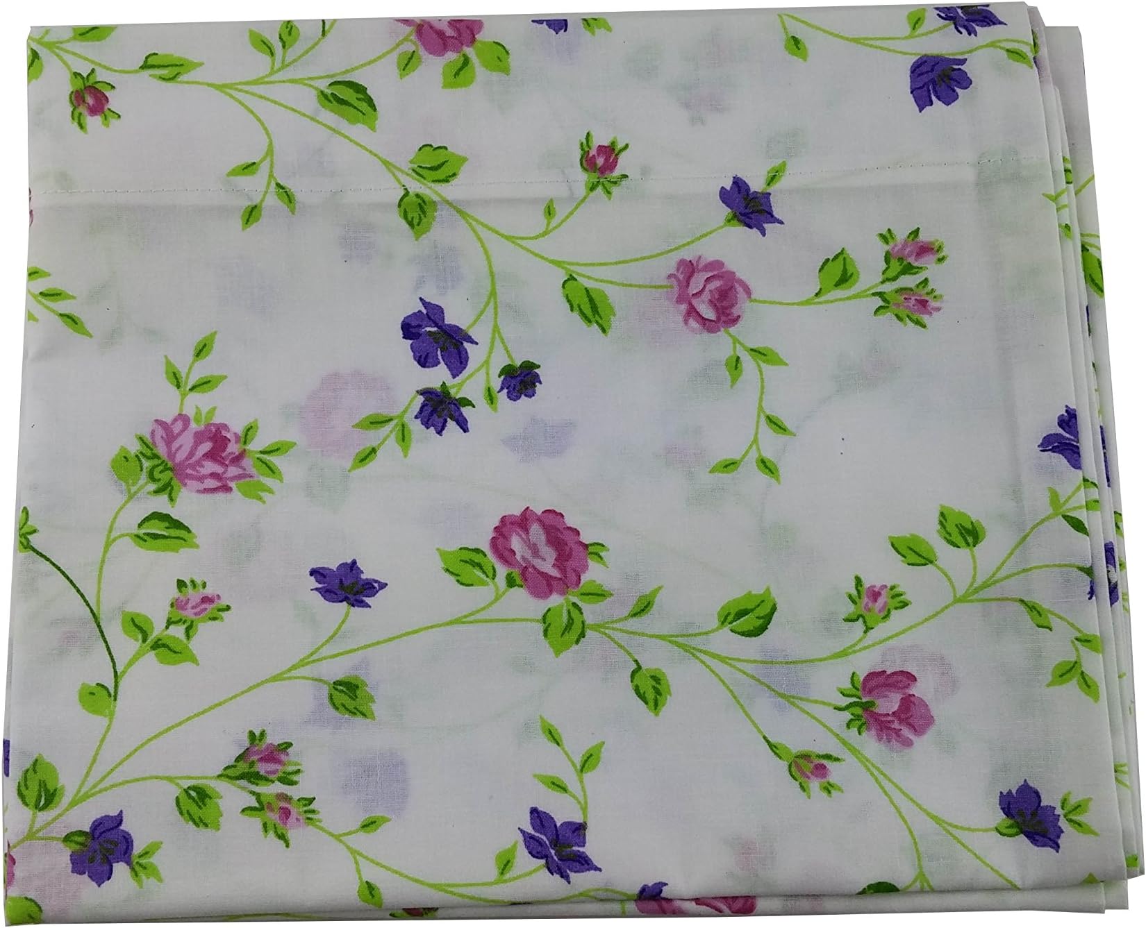Amish Made 200 Thread Count Floral Print Fitted Sheet, Standard/Full