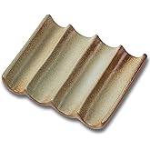 Soap Dish with Drainage, Ceramic Soap Bar Holder Tray for Shower Decorative Square Soap Saver for Bathroom Sink, Kitchen and Countertop White, Retro Green 1 Pcs