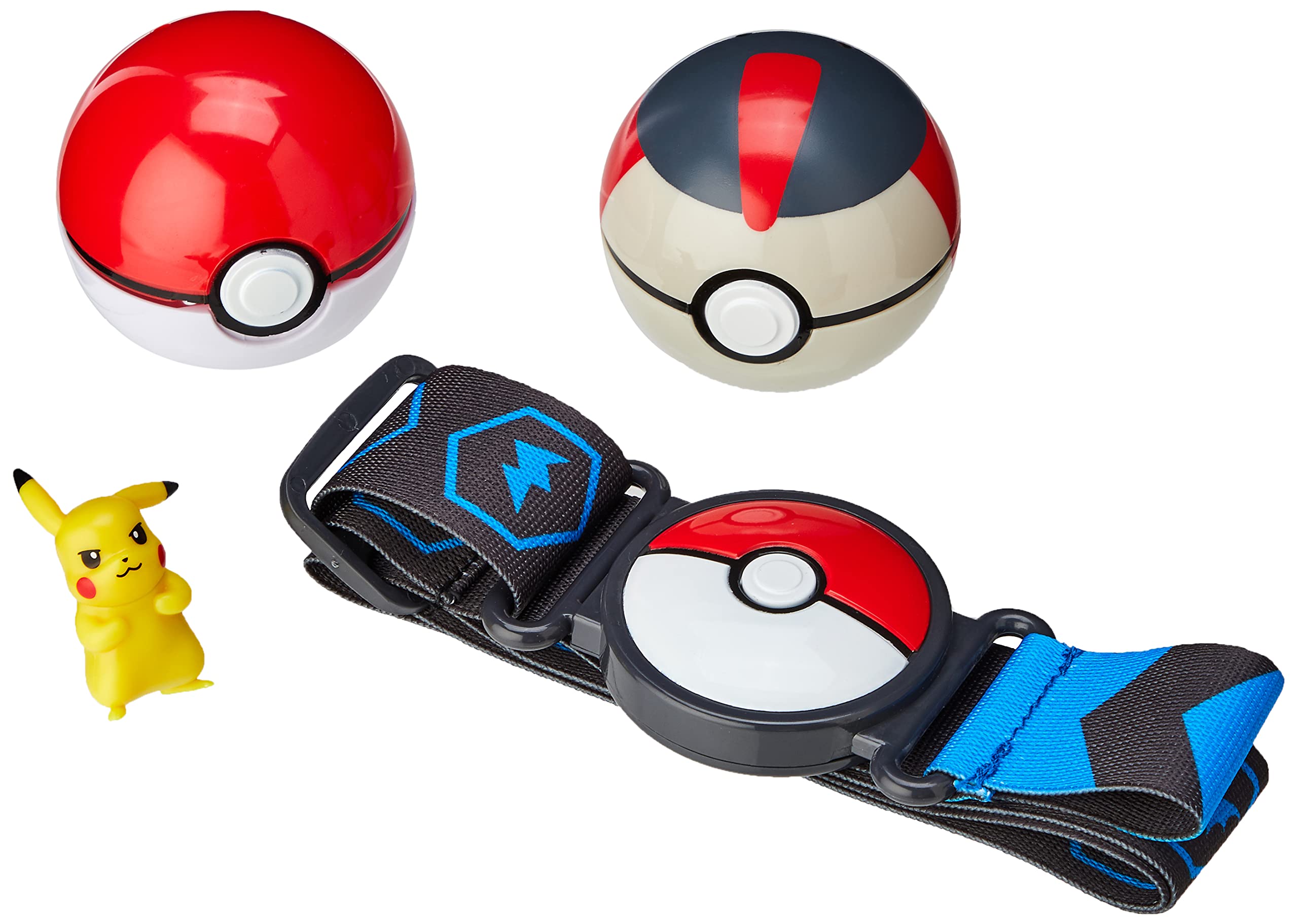 Pokemon - Clip N Go Poke Ball Belt Set - Pikachu
