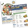 Set 2 Anti Inflammatory Diet Foods List, The Anti Inflammatory Diet And Action Plan Brochure, Nutrition Grocery, Foods To Eat-Avoid, Recipes Guide For Beginners, Healthy Nourishing Plan, Antioxidants