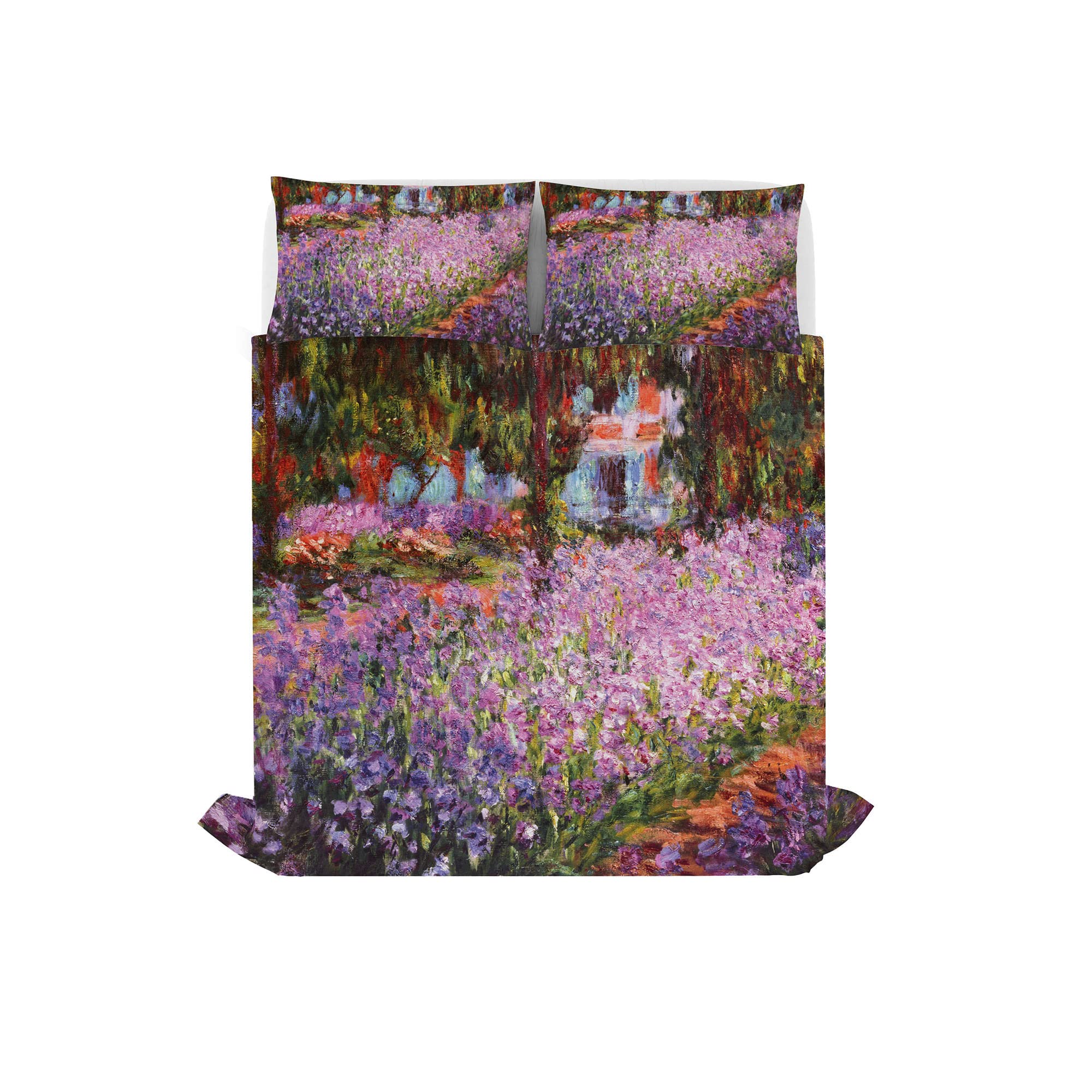 Italian Bed Linen Sogni d'autore Bed linen set (flat sheet 255x300cm + 2 pillowcases 52x82cm with internal flap), SD55, Cotton, DOUBLE