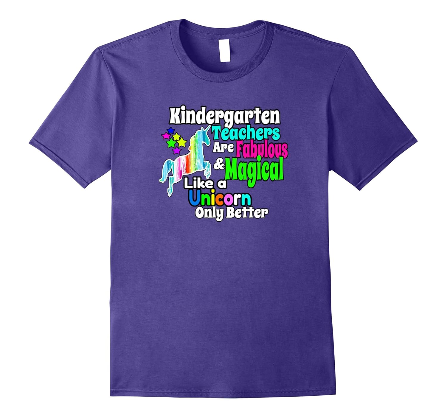 Kindergarten Teacher Gift Shirt Fabulous Magical Unicorn-ANZ