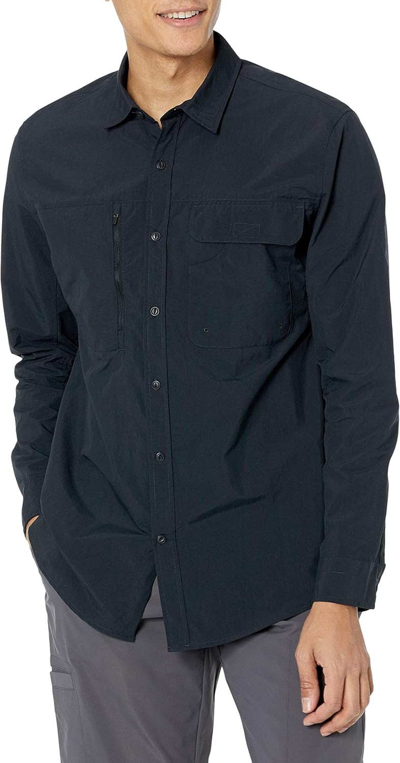 Amazon Essentials Mens Regularfit LongSleeve Moisture Wicking Hiking Shirt Amazon.ca