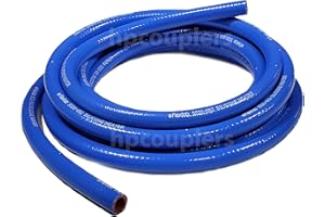 HPCOUPLERS High Performance Silicone Heater Hose - 1" ID x 10 ft Blue (1.00"|25mm)