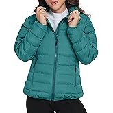 Little Donkey Andy Women's Lightweight Puffer Jacket Hooded Windproof Winter Coat