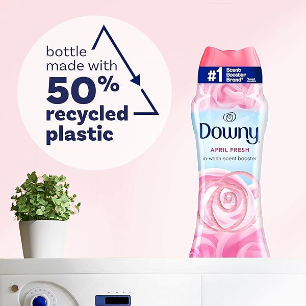 DOWNY APRIL FRESH IN-WASH LAUNDRY SCENT BOOSTER BEADS, 13.4 OZ, LAUNDRY SCENT BEADS, LONG-LASTING FRESHNESS