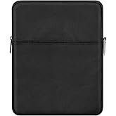 MoKo 9-11 Inch Tablet Sleeve Bag Carrying Case Fits New 11-inch iPad Pro M4/iPadAir M2 2024, Air 5/4/3 10.9"/10.5", Pro 11 M2, 10th 10.9, 9/8th Gen 10.2, Galaxy Tab S8/S9 11", Black