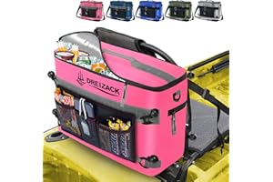 Dreizack Kayak Cooler Behind Seat, Waterproof Cooler for Kayaking,Paddle Board Cooler Compatible with Lawn-Chair Seat Kayak Accessories Cooler Bag Kayak Cooler Tow Behind for Camping Fishing