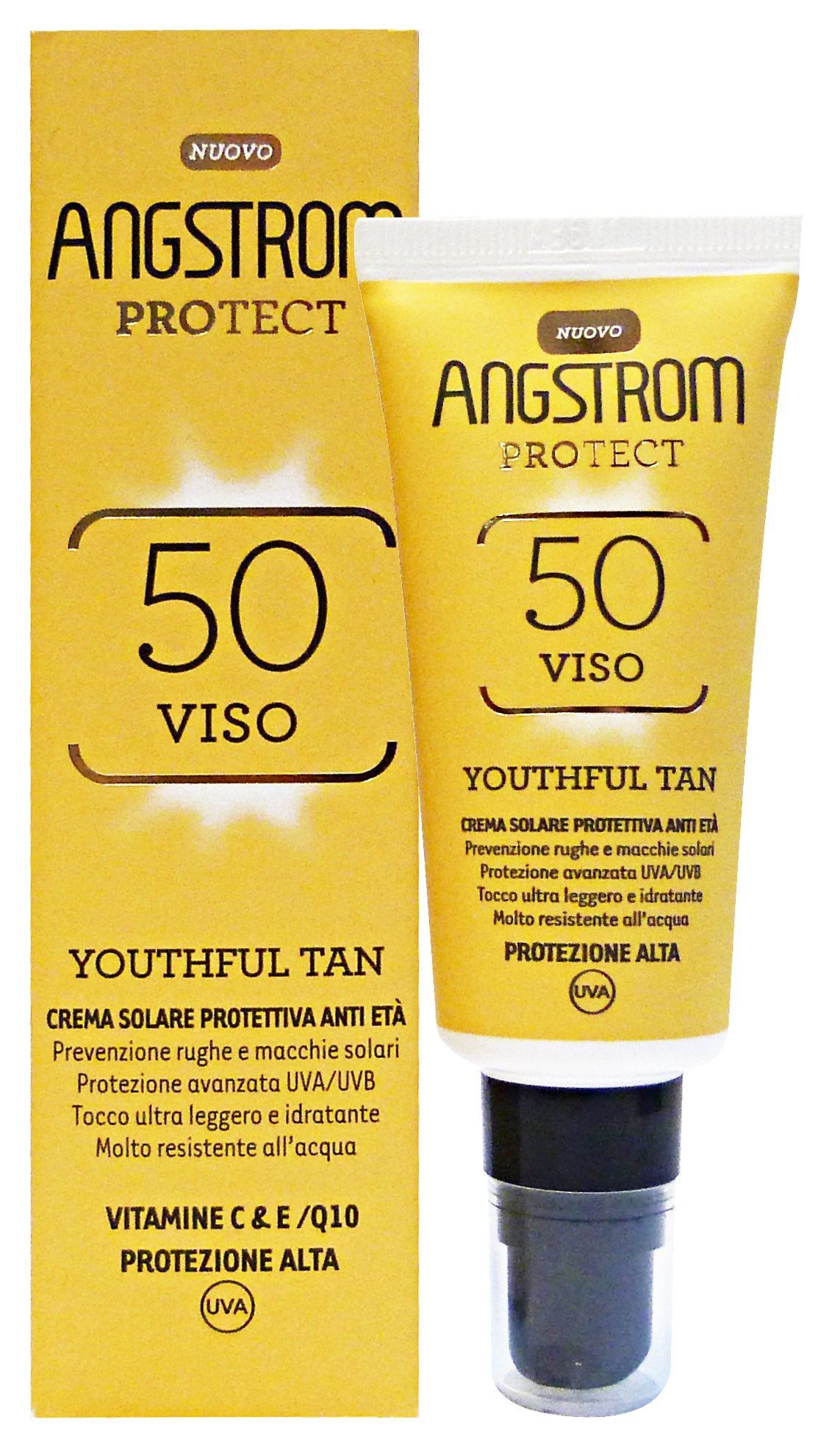 Angstrom Tan Youthful Face Sun Cream SPF 50 Anti-Aging 50ml