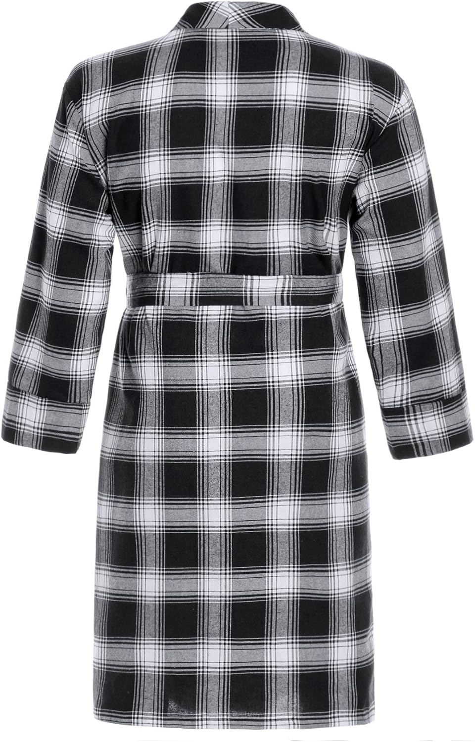 Latuza Men's Cotton Flannel Robe at  Men’s Clothing store