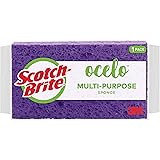 Scotch-Brite ocelo Large Sponge , Assorted Colors, 6 Sponges