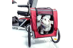 Pet Carrier Trailer for Mobility Scooters and Travel J2840 | Portable + Removable | Challenger Mobility