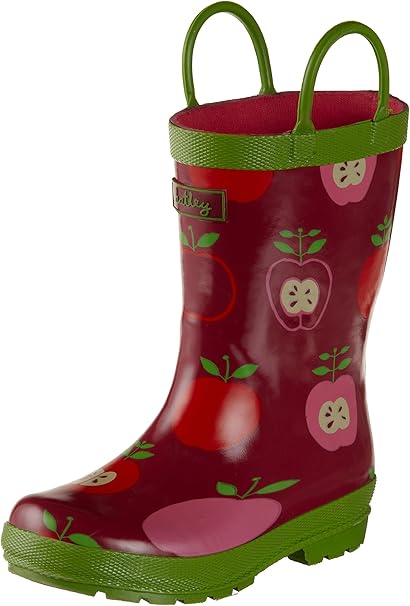 hatley apple rain boots