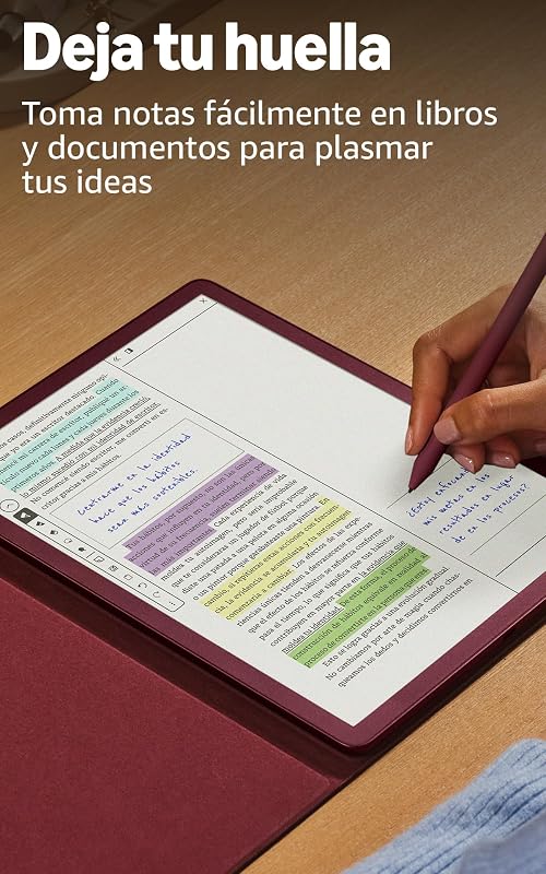 Kindle Scribe Colorsoft (última gen.): fino, ligero y rápido, con pantalla a color de 11" similar al papel y luz frontal; escribe en cuadernos integrados, documentos y libros (32 GB, grafito)