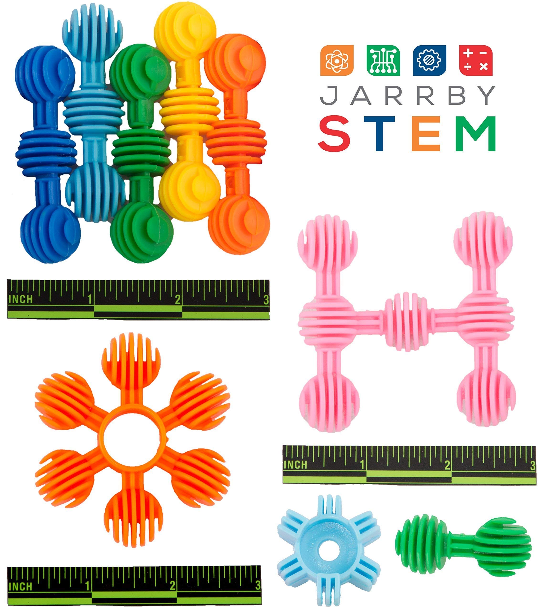 Jarrby STEM Flowers Educational Therapy Toys Great Building Toys STEM
