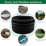 Longrun 25mm Pond Hose 1in Corrugated 6.2m with Clamps Fittings Kit view 6