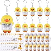 Hoteam 12 Set Stuffed Positive Gifts Emotional Keychains Support Gifts for Women Birthday Cheer Friends Employees