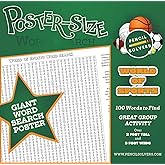 Poster-Size Word Search - World of Sports - 100 Words to Find On This Giant Word Search Puzzle