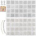 L'EclatDina 2 Box Set Letter Beads, Alphabet Beads for Bracelets, 1900+ PCS Round Number & Heart Beads, 5m Elastic String Jewelry Making Kit, Ideal for Friendship Bracelets (Black+Gold)