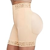 SHAPELLX Butt Lifting Shapewear Tummy Control Butt Lifting Shorts with Built-in Steel Bones