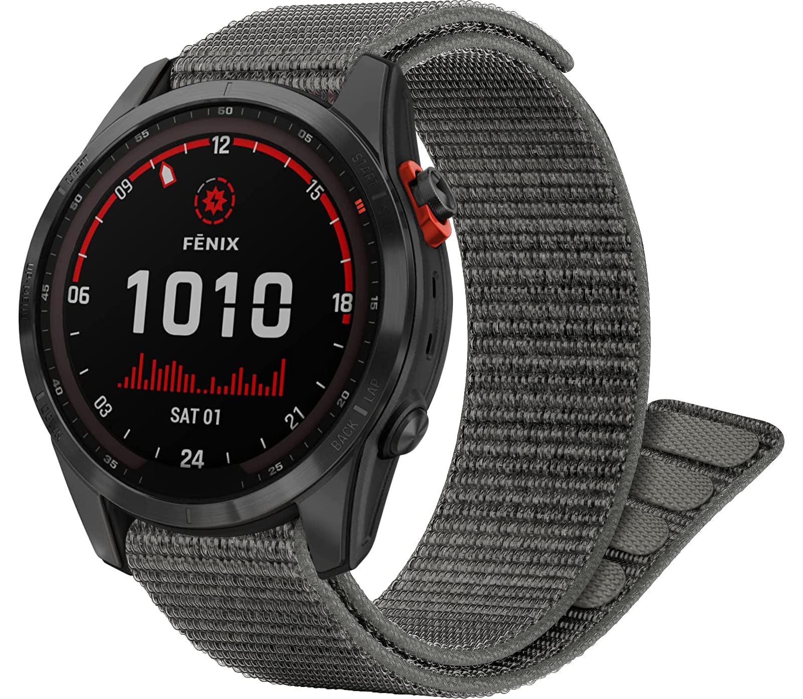 Songsier Hook and Loop Strap for Fenix 7S/ Fenix 6S/Fenix 5S，20mm Adjustable Braided Nylon Wristband Bracelet for Fenix 8 43 mm/Fenix 7S Solar/Fenix 6S Pro/Fenix 5S Plus/Descent MK 2S / Instinct 2S