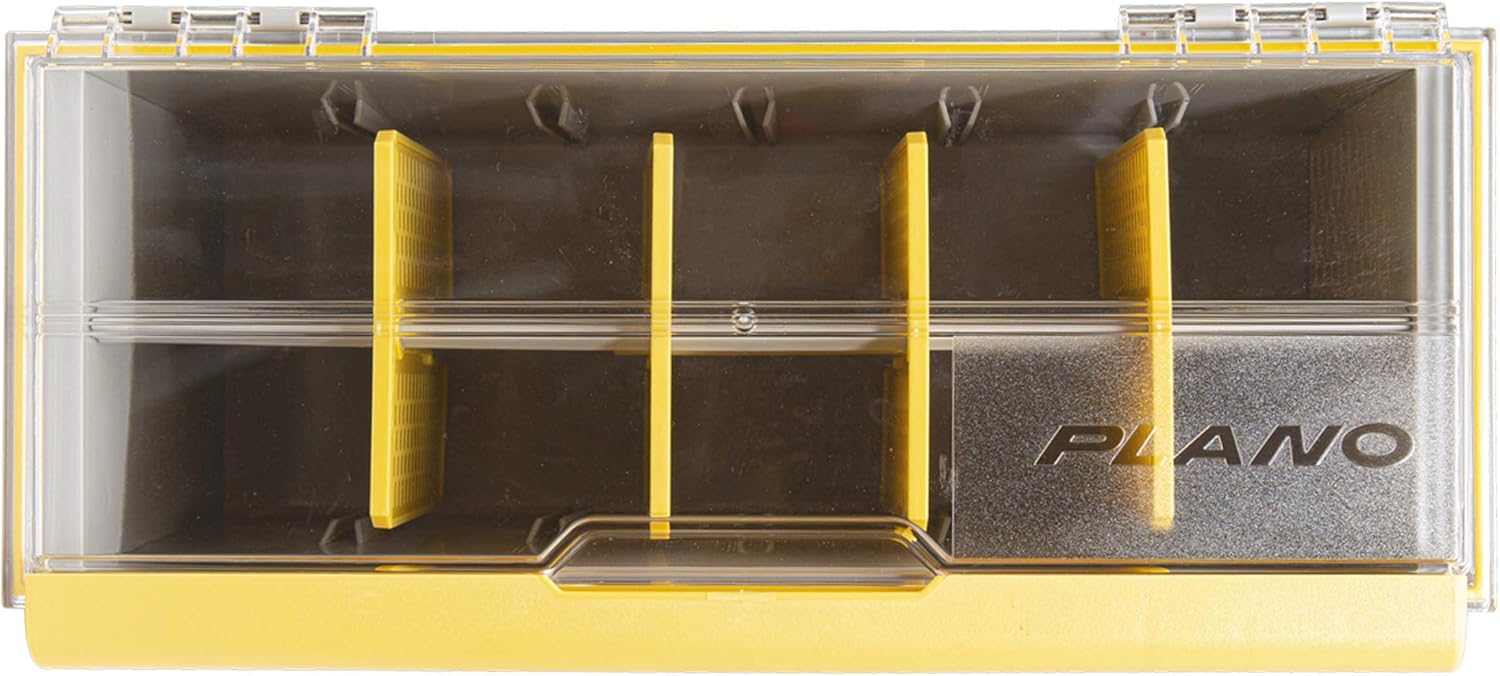 Plano Edge Master Spinnerbait Tackle Storage | Premium Tackle Organization with Rust Prevention, Clear/Yellow: Sports & Outdoors