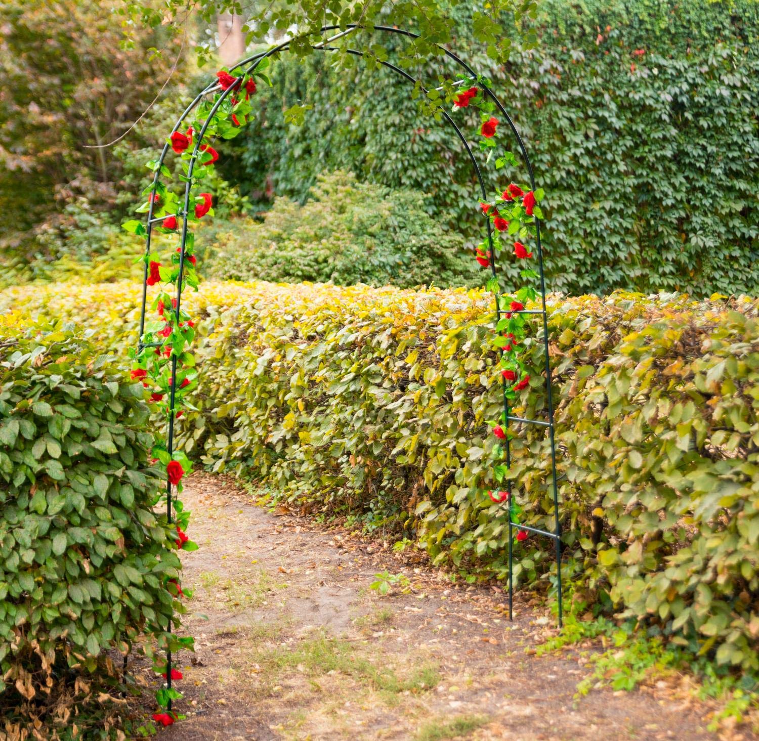Targa In Metallo Per Giardino E Parete – 14x20 Cm – Scritta Rilassante Sul Giardino (Tedesco) – LuckyLinde