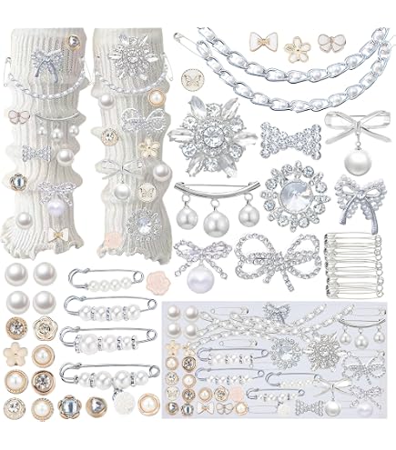 Amazon.com: 100pcs Junk Socks Charms Kit Bling Sock Pins  display picture 3