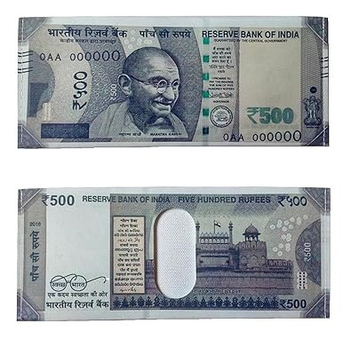 Insasta Grey 500 Currency Design Womens Wallet