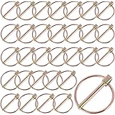 30 Pcs Lynch Pin Assortment Kit, 3/16" Linch Pin with Ring Trailer Coupler Pins - Heavy Duty Lynch Pins for for Trucks, Tractors, Trolleys, Lawn Mowers &amp; Trailers of 3/16&rdquo;x1-7/16