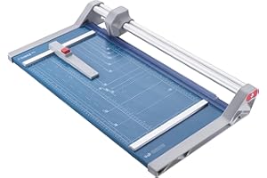 Dahle 552 Professional Rotary Trimmer, 20" Cut Length, 20 Sheet Capacity, Self-Sharpening, Dual Guide Bar, Automatic Clamp, German Engineered Paper Cutter