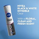 NIVEA Black & White Invisible Anti-Perspirant Spray 150ml 72h view 2