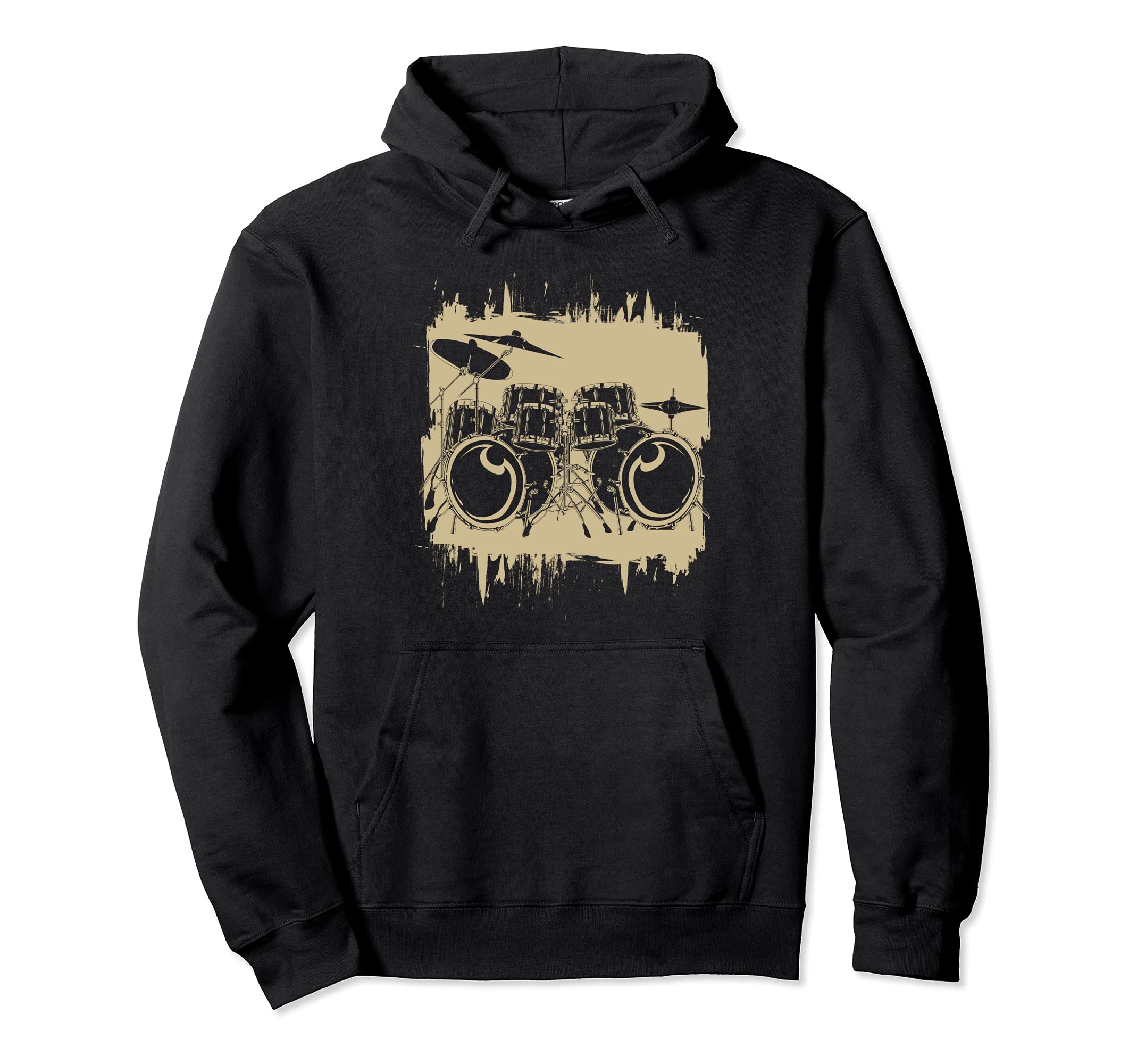 Drum Set Drums Player Drummer Musician Percussion Drums Pullover Hoodie