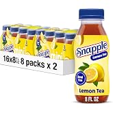 Snapple Lemon Tea, 8 Oz Mini Bottles, 16 Count