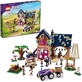 LEGO Friends Organic Farm House Set 41721 with Toy Horse, Stable, Tractor and Trailer Plus Animal Figures, for Kids, Girls and Boys Aged 7+