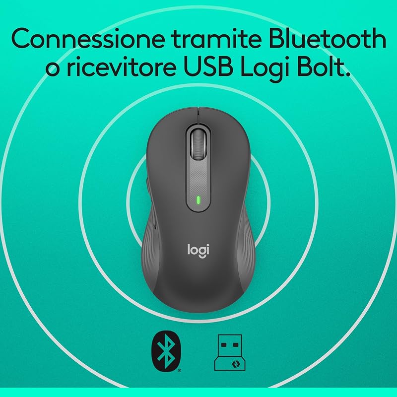 Signature M650 L Mouse wireless - Per mani grandi