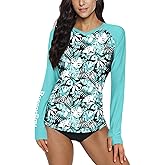 BesserBay Women's UPF 50+ V Neck Thumb Holes Long Sleeve Rashguard Top Shirt