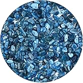 Natural Chip Stone Beads 450pcs Blue Apatite Chips 5-8mm Genuine Real Irregular Healing Crystal Rocks Hole Drilled DIY Loose Gemstone Beads for Jewelry Making Bracelet Earrings Necklace Crafting