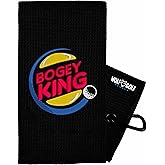 Wolf Golf Towels Bogey King Golf Towel | Embroidered in USA | Golf Accessories for Men or Women