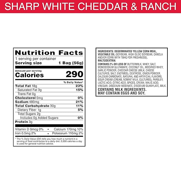 PRINGLES MINGLES PUFFED SNACKS, SHARP WHITE CHEDDAR AND RANCH, CHEESE PUFFS, SALTY SNACKS, 2OZ BAG (1 BAG)
