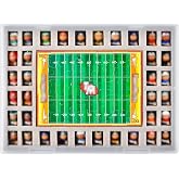 Xuerdon Toys Collector Box for TeenyMates for Party Animal Mini Figures | Clear Plastic Build, 36 Small Slots &amp; 1 Puzzle Compartment, Reduces Clutter, Travel or Display Use, Transparent, Case Only