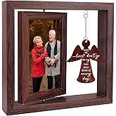 Keggaen Sympathy Gifts for Loss of Loved One, In Memory of Loved One Bereavement Gifts, Personalized Memorial Gift Grief Remembrance Gift for Loss of Mother Dad Memorial Picture Frame Display Two 4x6