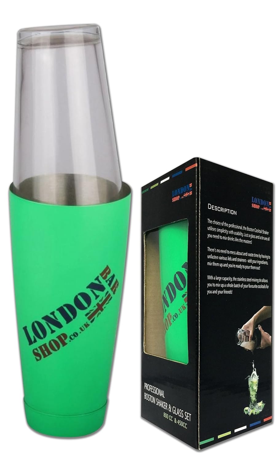 Compra Professional Boston Cocktail Shaker Shaker Tin by bar