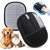 MyPera Pet Hair Removal Glove for Dogs &amp; Cats, Newly Upgraded Reusable Electrostatic Pet Hair Glove, Magic Brush Pet Hair Remover Tool for Clothing, Couch, Carpet, Car Seats.
