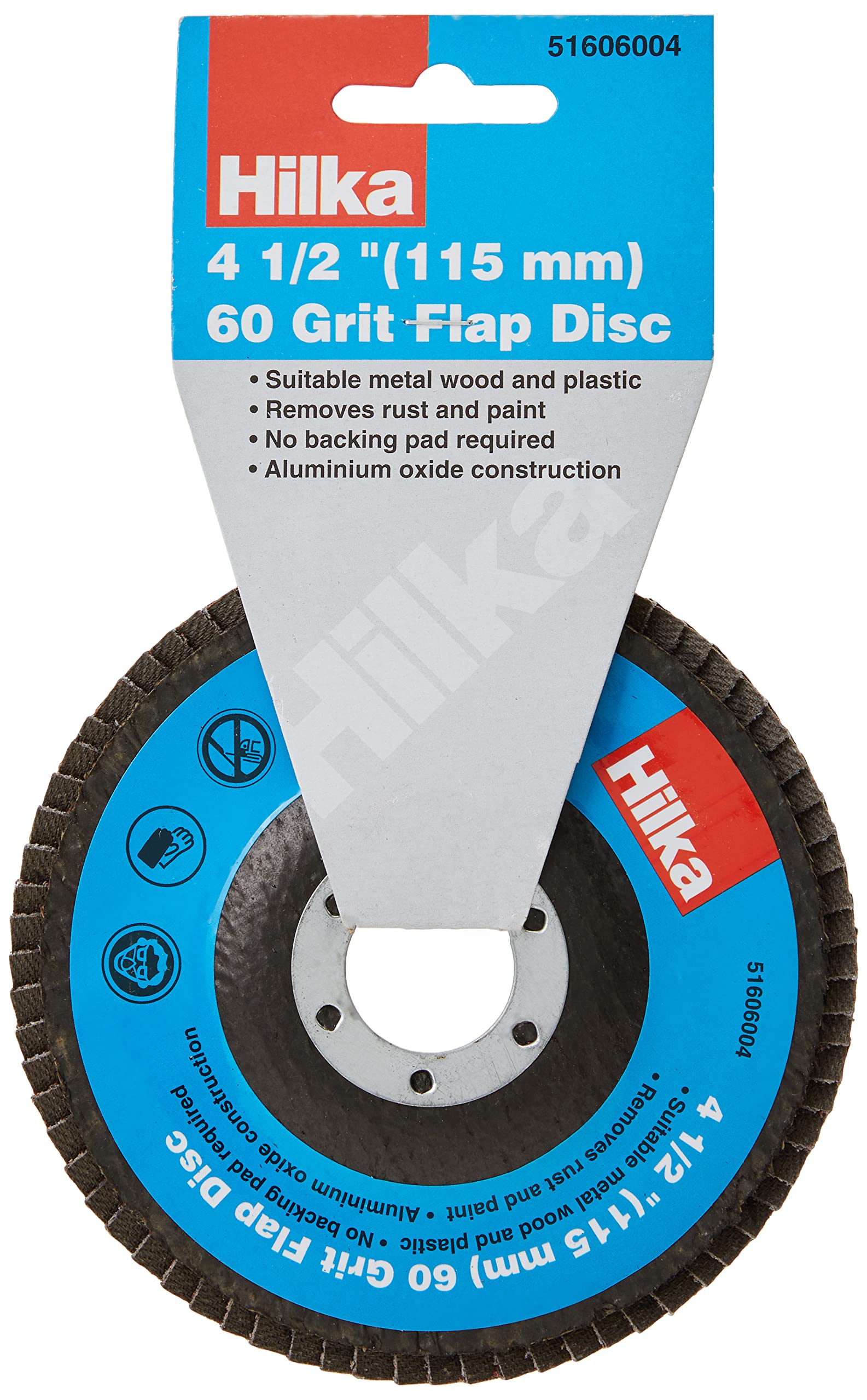 4 1/2" (115mm) 60 Grit Flap Disc