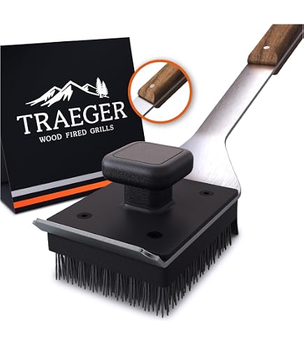 Kit De Nettoyage Pour Barbecue à Pellets Cuisinart - 3 Pièces (pelle, Brosse, Grattoir), Léger Et Pratique - 9