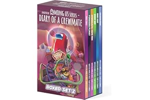 KID-FI MEDIA Among Us Inspired Boxed Set: 5 Epic Adventure Story Chapter Books (plus Bonus Coloring Book) for Kids Young Gaming Fans - Unofficial & Independent, Gift for Children Boys & Girls 8-12 years