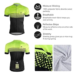 LAMEDA Cycling Jersey Mens Short Sleeves Mountain