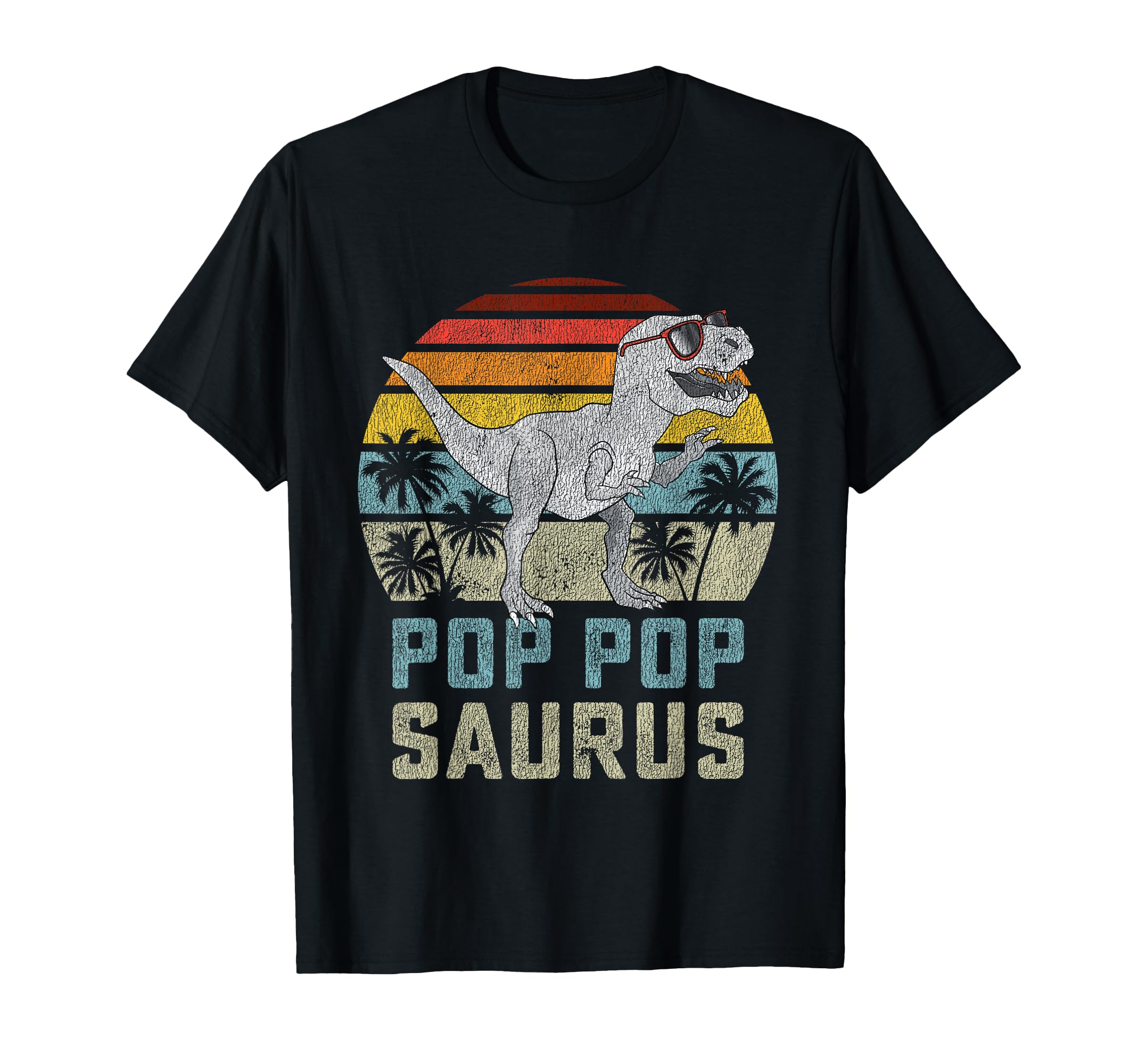 Poppopsaurus T Rex Dinosaur Pop Pop Saurus Family Matching T-Shirt