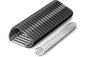 LGEGE 20PCS 2.3" Aluminum Carabiner Clip D Ring Carabiners Small Carabiner Keychain Spring Snap Hooks, Mini Carabiner Clip Set for Keys, Dog Leash, Camping Hiking Accessories